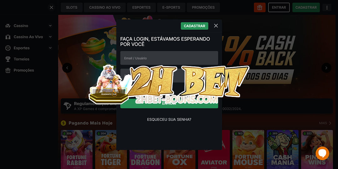 2h bet login